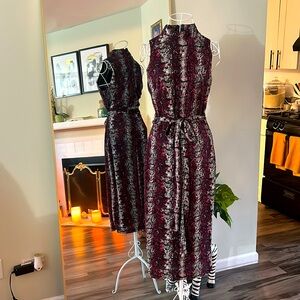 RACHEL Rachel Roy pink and Black Midi Dress